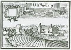 Zeichnung von Schloss Sadelberg